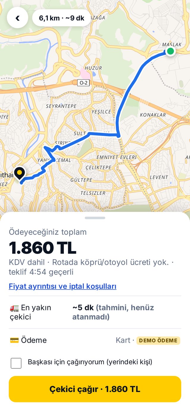 ÇekGit: Net fiyat