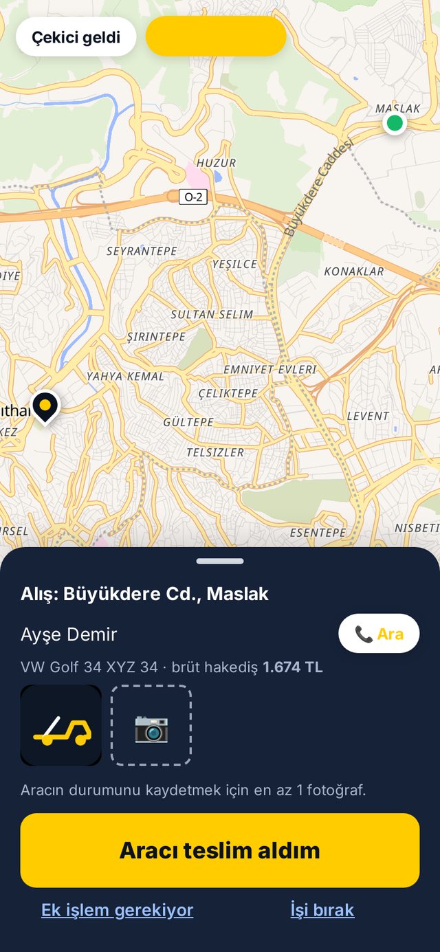 ÇekGit: Fotoğrafla teslim alma