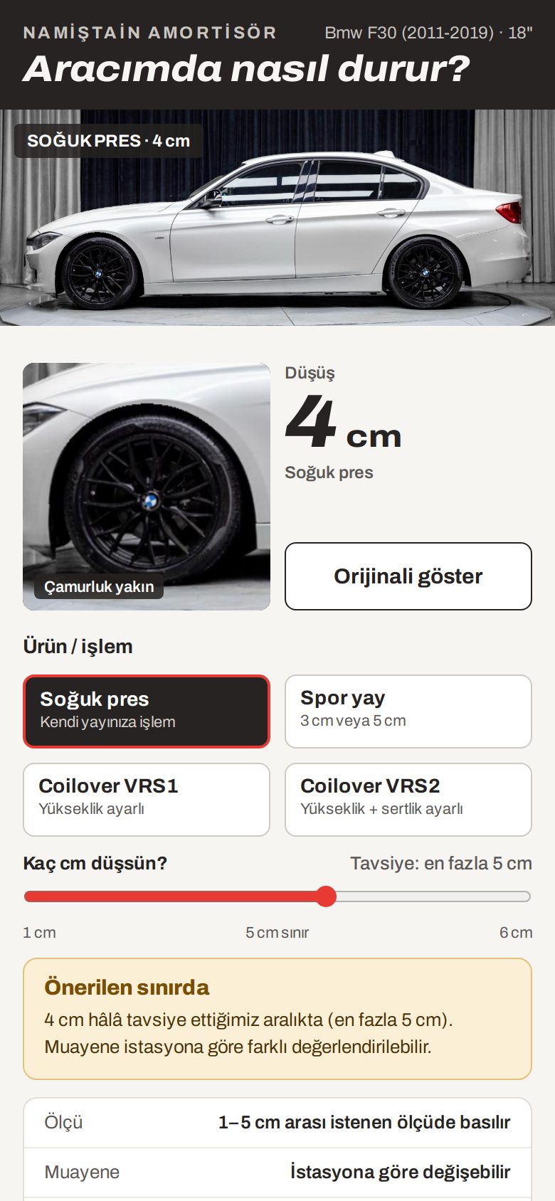 Aracımda Nasıl Durur: Kaydır, düşük halini gör